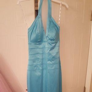 Light blue prom dress
